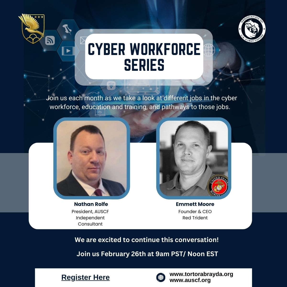 Feb 2025 Cyber Workforce Series Flyer (LinkedIn Post) (jpg)